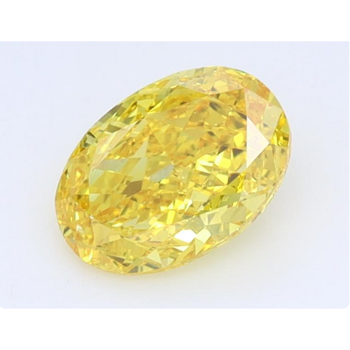 0.98ct Oval Shape Fancy Vivid Yellow SI1